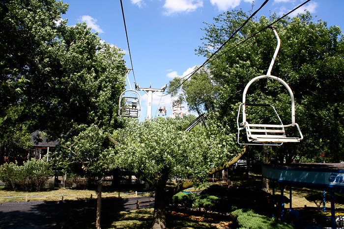 The Sky Ride at Adventureland Amusement Park, Altoona, Iowa