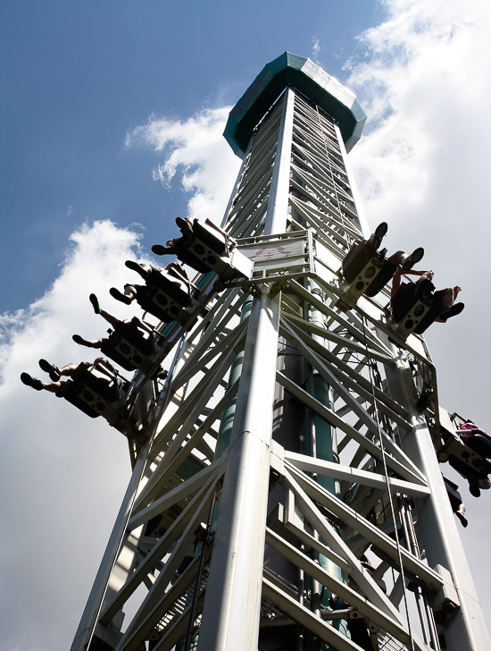 The Space Shot at Adventureland Amusement Park, Altoona, Iowa