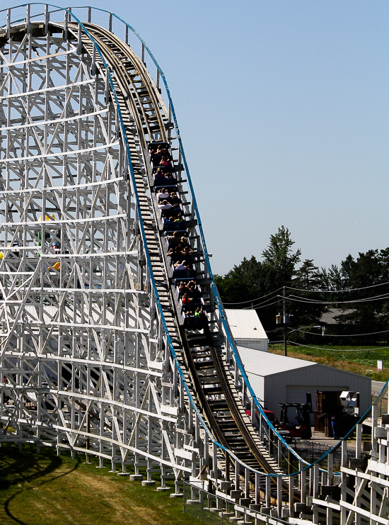 The Tornado Roller Coaster at Adventureland Amusement Park, Altoona, Iowa