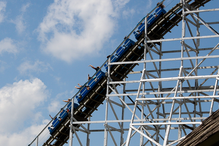 The Tornado Roller Coaster at Adventureland Amusement Park, Altoona, Iowa