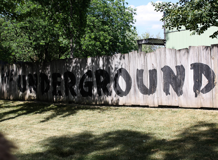 The Underground Roller Coaster at Adventureland Amusement Park, Altoona, Iowa