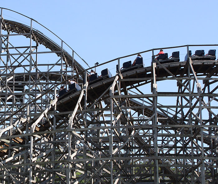 Rampage Roller Coaster at Alabama Adventure, Bessmer, Alabama