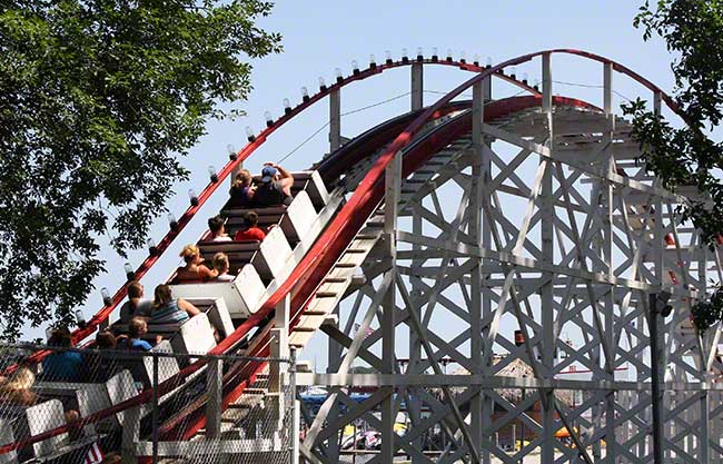 The Legend Roller Coaster at Arnolds Park, Arnolds Park Iowa