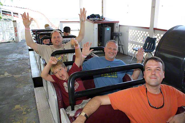 The Legend Roller Coaster at Arnolds Park, Arnolds Park Iowa