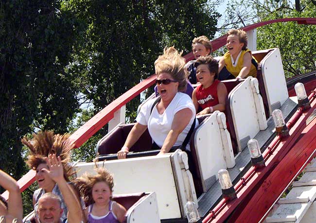 The Legend Roller Coaster at Arnolds Park, Arnolds Park Iowa