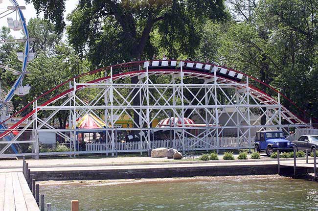 The Legend Roller Coaster at Arnolds Park, Arnolds Park Iowa