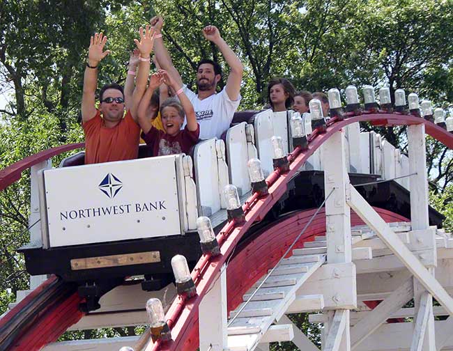 The Legend Rollercoaster at Arnolds Park, Arnolds Park Iowa