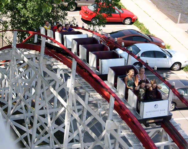 The Legend Roller Coaster at Arnolds Park, Arnolds Park Iowa