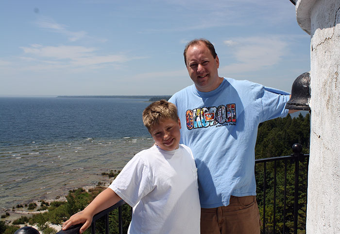 The Cana Island Lighthouse, Door County Wisconsin.