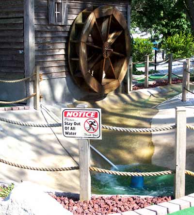 The Gold Rush Mini Golf Course at Beech Bend Park In Bowling Green, Kentucky