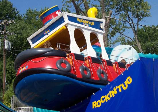 The Rockin' Tug at Beech Bend Park In Bowling Green, Kentucky