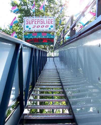 The Super Slide at Beech Bend Park In Bowling Green, Kentucky