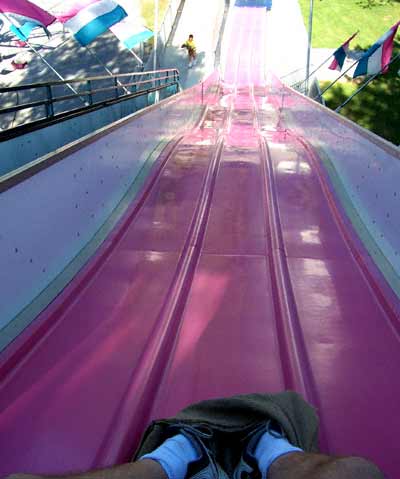 The Super Slide at Beech Bend Park In Bowling Green, Kentucky