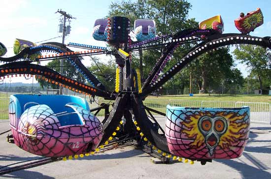 The Spider at Beech Bend Park In Bowling Green, Kentucky