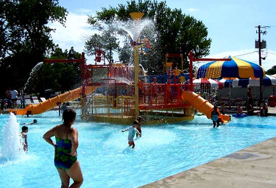 Splashin' Lagoon at Beech Bend Park In Bowling Green, Kentucky