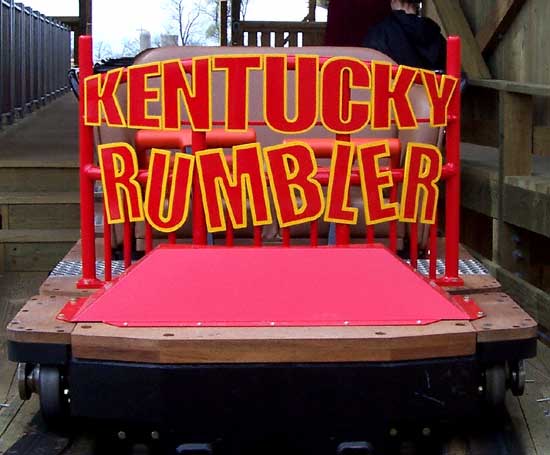 The New For 2006 Kentucky Rumbler Wooden Roller Coaster at Beech Bend Park In Bowling Green, Kentucky