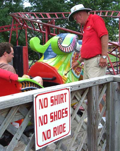 The Dragon Coaster at Beech Bend Park In Bowling Green, Kentucky