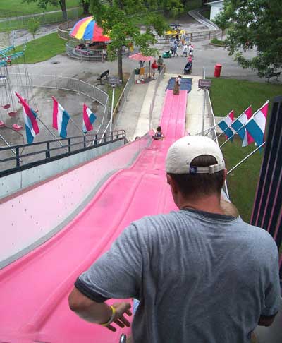 The Super Slide 2000 at Beech Bend Park In Bowling Green, Kentucky