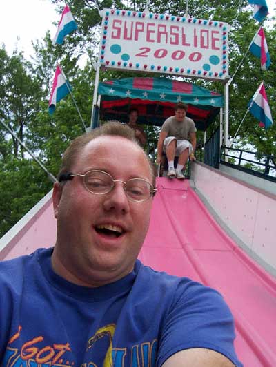 The Super Slide 2000 at Beech Bend Park In Bowling Green, Kentucky