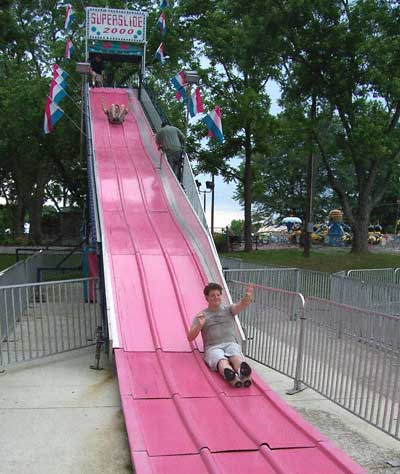 The Super Slide 2000 at Beech Bend Park In Bowling Green, Kentucky