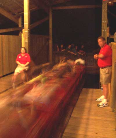 The Kentucky Rumbler Rollercoaster at Beech Bend Park In Bowling Gree