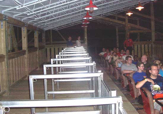 The Kentucky Rumbler Rollercoaster at Beech Bend Park In Bowling Gree