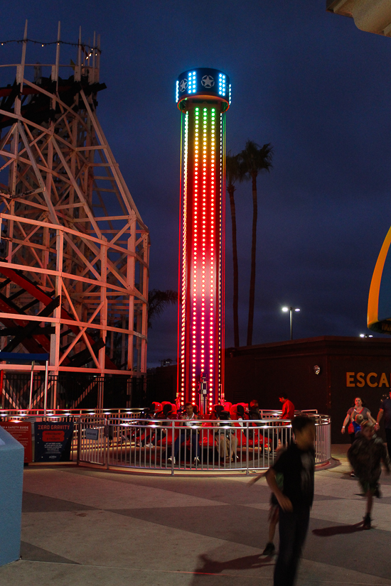 The Giant Dipper Rollercoaster at Belmont Park, Mission Beach, San Diego, California