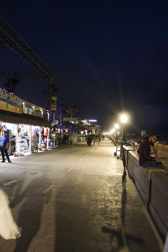 The Giant Dipper Roller Coaster at Belmont Park, Mission Beach, San Diego, California