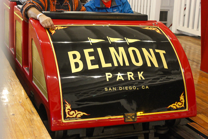 The Giant Dipper roller coaster at Belmont Park, Mission Beach, San Diego, California