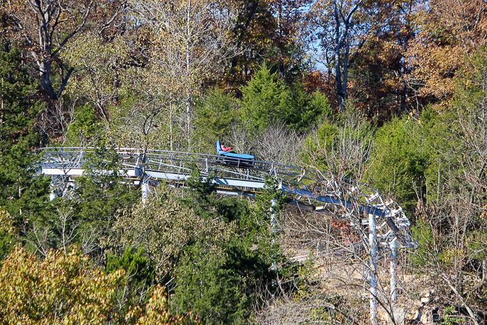 The Runaway Mountain Coaster at Branson Mountain Adventure Park, Branson, Missouri