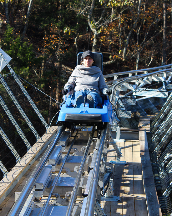 The Runaway Mountain Coaster at Branson Mountain Adventure Park, Branson, Missouri