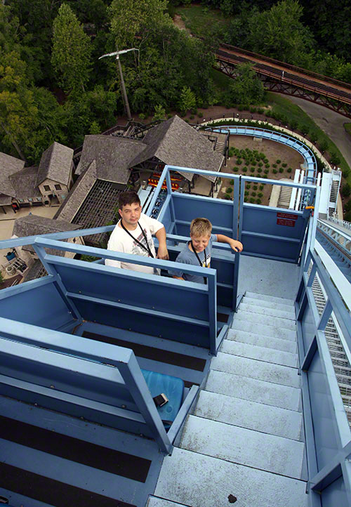 The Griffon Roller Coaster at Busch Gardens Europe, Williamsburg, Virginia