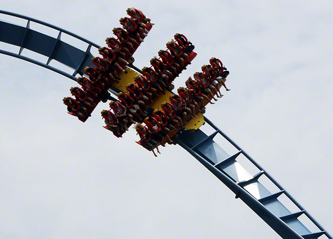 The Griffon Roller Coaster at Busch Gardens Europe, Williamsburg, Virginia