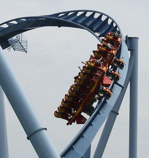 The Griffon Roller Coaster at Busch Gardens Europe, Williamsburg, Virginia