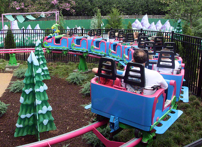 The Grovers Alpine Express Roller Coaster at Busch Gardens Europe, Williamsburg, Virginia