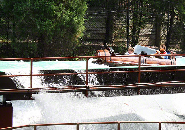 The Le Scoot Log Flume at Busch Gardens Europe, Williamsburg, Virginia