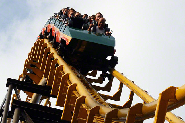 The Loch Ness Monster Roller Coaster at Busch Gardens Europe, Williamsburg, Virginia