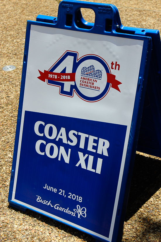 The American Coaster Enthusiasts Coaster Con 41 at Busch Gardens Williamsburg, Williamsburg, Virginia