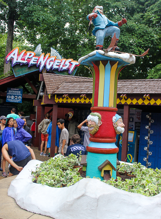 The Alpengeist roller coaster - The American Coaster Enthusiasts Coaster Con 41 at Busch Gardens Williamsburg, Williamsburg, Virginia