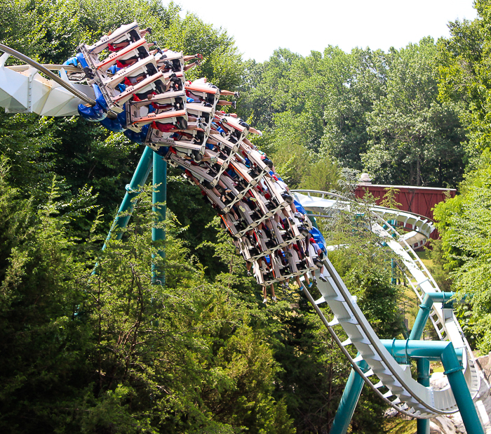 The Alpengeist roller coaster - The American Coaster Enthusiasts Coaster Con 41 at Busch Gardens Williamsburg, Williamsburg, Virginia