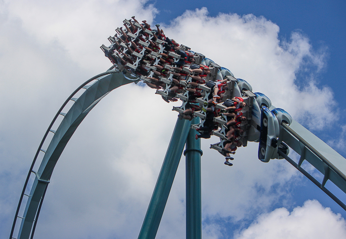 The Alpengeist roller coaster - The American Coaster Enthusiasts Coaster Con 41 at Busch Gardens Williamsburg, Williamsburg, Virginia