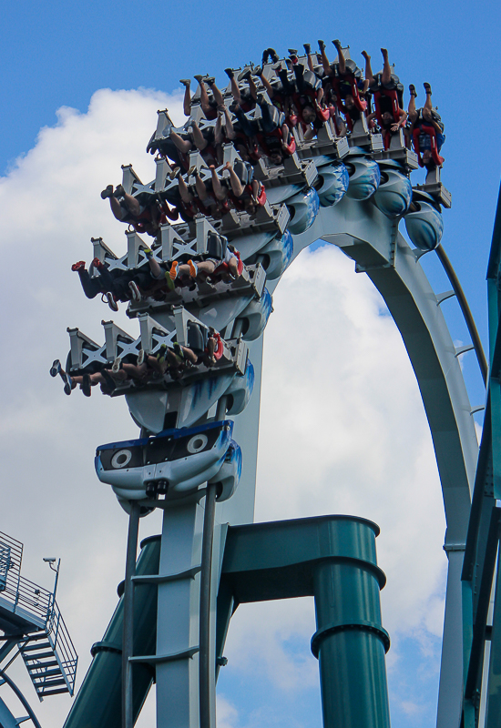 The Alpengeist roller coaster - The American Coaster Enthusiasts Coaster Con 41 at Busch Gardens Williamsburg, Williamsburg, Virginia