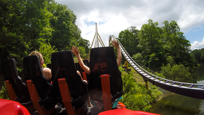 The Apollo's Chariott Roller Coaster - The American Coaster Enthusiasts Coaster Con 41 at Busch Gardens Williamsburg, Williamsburg, Virginia