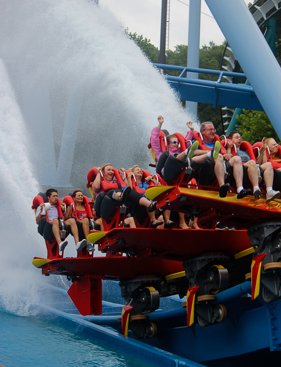 The Griffon roller coaster - The American Coaster Enthusiasts Coaster Con 41 at Busch Gardens Williamsburg, Williamsburg, Virginia