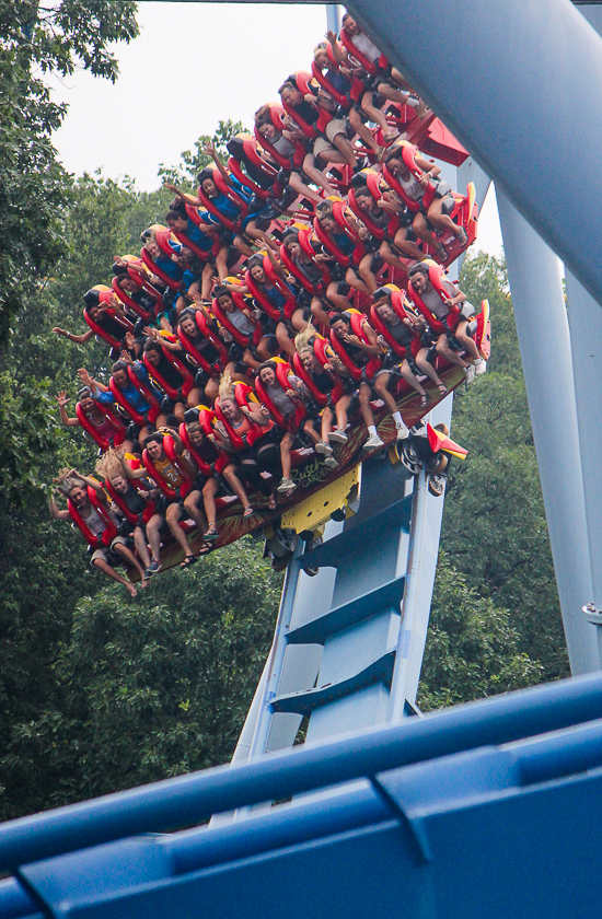 The Griffon roller coaster - The American Coaster Enthusiasts Coaster Con 41 at Busch Gardens Williamsburg, Williamsburg, Virginia