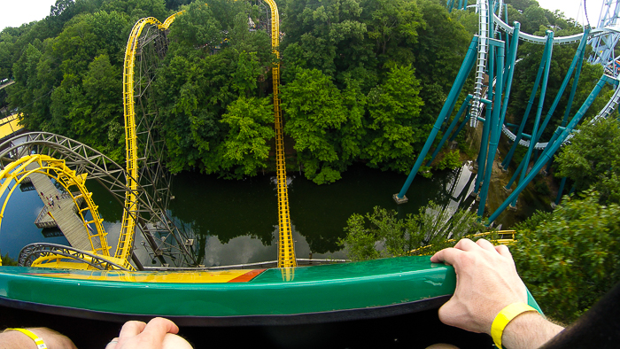 The Loch Ness Monster roller coaster - The American Coaster Enthusiasts Coaster Con 41 at Busch Gardens Williamsburg, Williamsburg, Virginia