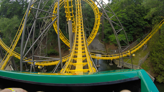 The Loch Ness Monster roller coaster - The American Coaster Enthusiasts Coaster Con 41 at Busch Gardens Williamsburg, Williamsburg, Virginia