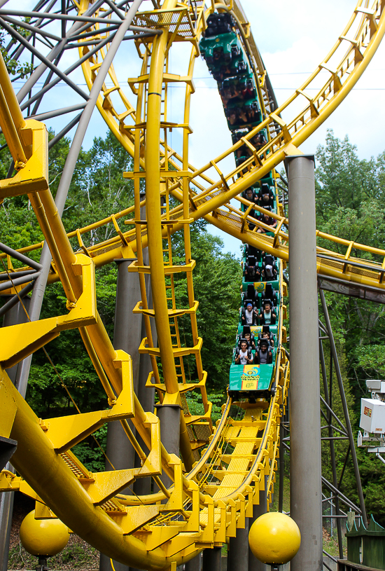 The Loch Ness Monster roller coaster - The American Coaster Enthusiasts Coaster Con 41 at Busch Gardens Williamsburg, Williamsburg, Virginia