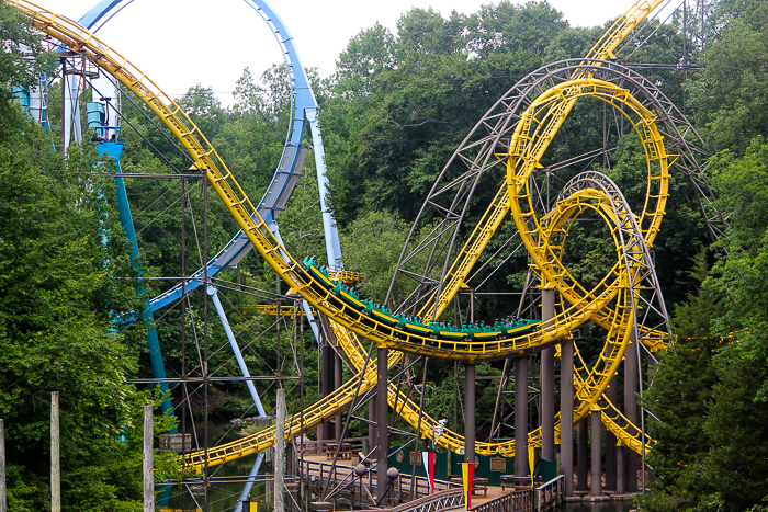 The Loch Ness Monster roller coaster - The American Coaster Enthusiasts Coaster Con 41 at Busch Gardens Williamsburg, Williamsburg, Virginia