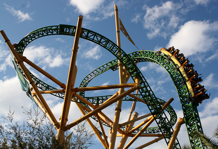 The Cheetah Hunt Roller Coaster at Busch Gardens Tampa, Tampa, Florida